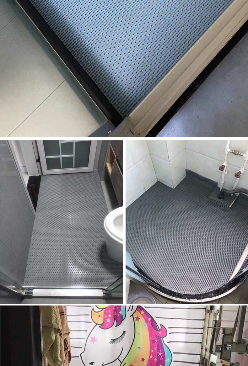 低垫大面积防滑地垫pvc塑料大面积卫生间浴室s型厕所厨房镂空防水防滑