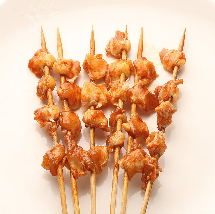鸡软骨串掌中宝串bbq烧烤鸡关节20串自助烤串油脆骨串