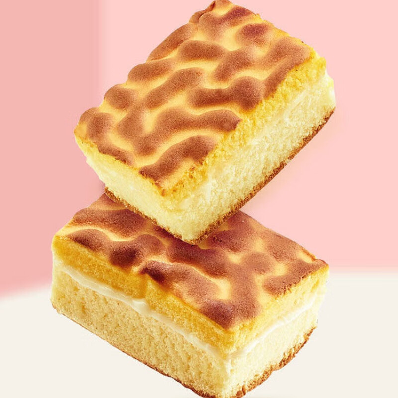 来伊份虎皮蛋糕500g奶油蛋糕奶香浓郁糕点面包早餐网红零食 虎皮蛋糕
