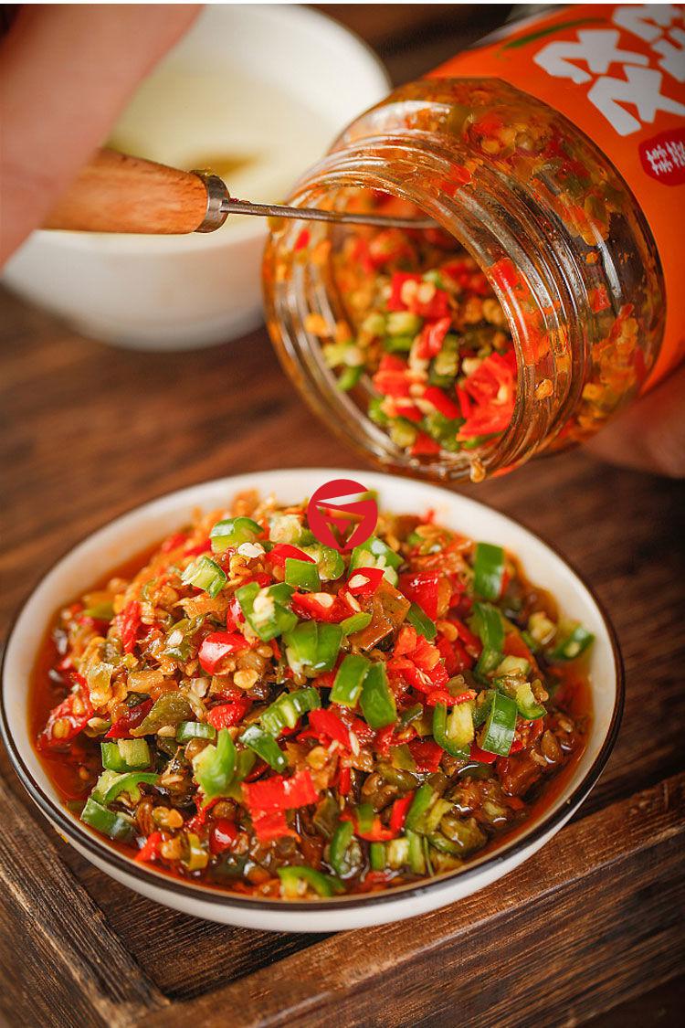 农家自制辣椒酱超特辣下饭菜瓶装蒜蓉青红剁椒香辣拌饭酱四川特产有油