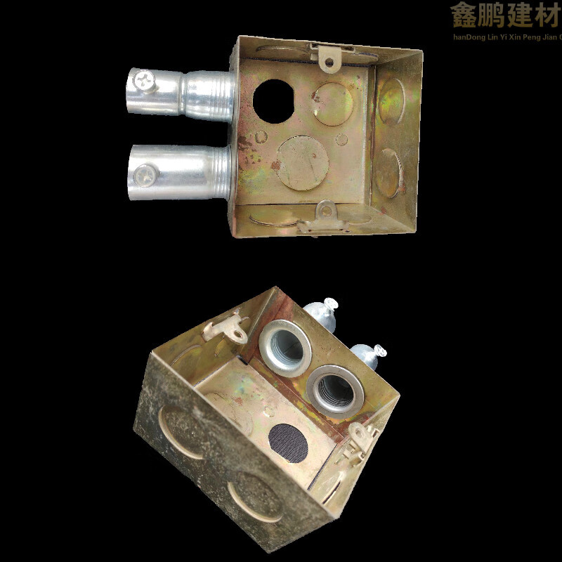 jdg kbg盒接 镀锌穿线管罗接铁管锁母杯梳 锁扣线盒连接配件 40盒接