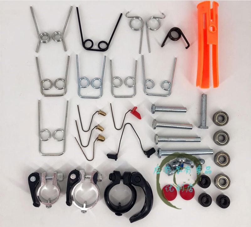 适用于scooter儿童滑板车配件弹簧滑滑车扭簧转向回位弹簧钢丝弹珠卡