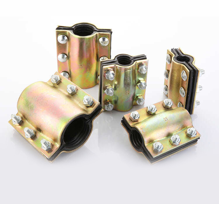 钢板抢修接哈夫节快速接头抱箍补漏卡子水管堵漏器夹板哈弗接管卡定制