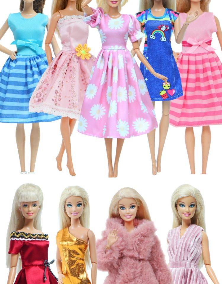 芭比娃娃睡衣套装2021古汉服生活用品纱裙服60cm的衣服和鞋子g60至