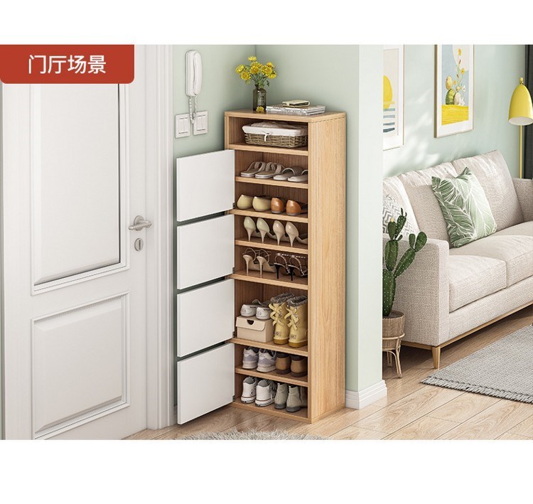 三角形墙角鞋架小巧型墙角三角带门鞋架小窄门口鞋柜2022年新款迷你超