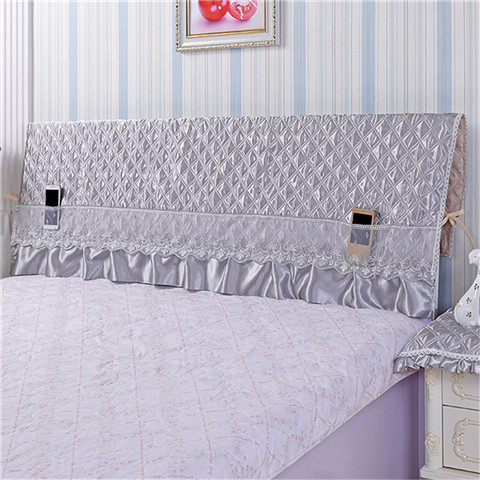 床头罩床头套布艺12151820夹棉加厚可拆洗防尘罩米色12米