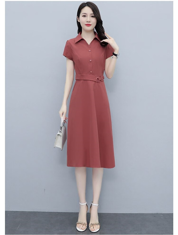 抖音同款芊芊服饰女装店裙子5种颜色夏女装气质修身显瘦有口袋色