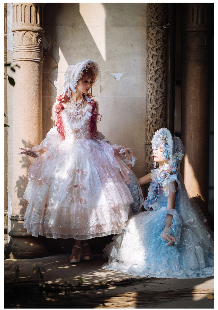 送女朋友新款原创华丽花嫁lolita连衣裙茶会【樱花少女】国牌洋装全款