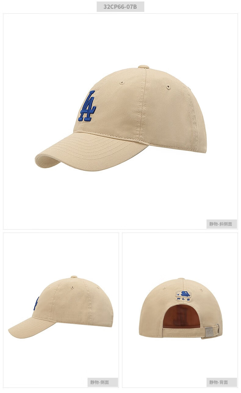 mlb官方男女帽子美职棒nyla复古棒球帽刺绣logo运动遮阳帽休闲潮流