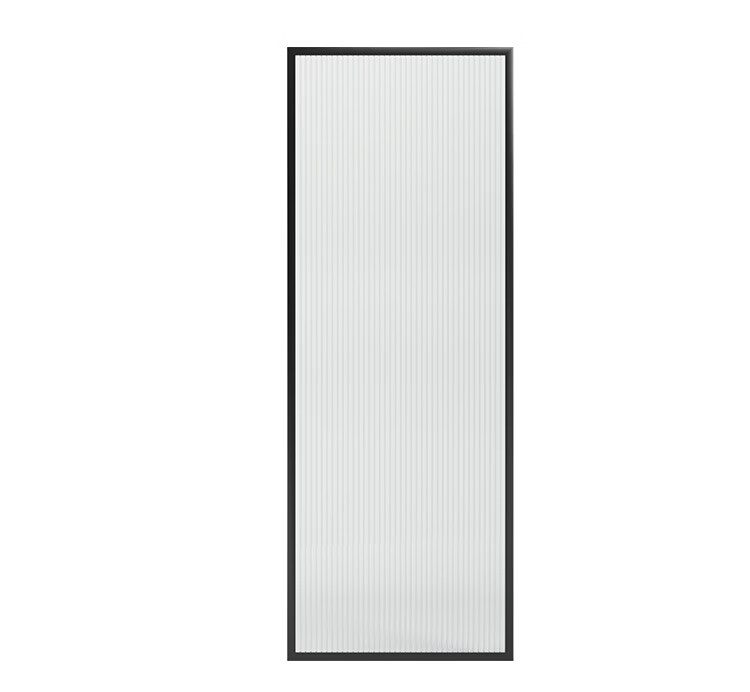 长虹玻璃隔断 卫生间长虹玻璃隔断透明不锈钢屏风隔断现代简约客厅入