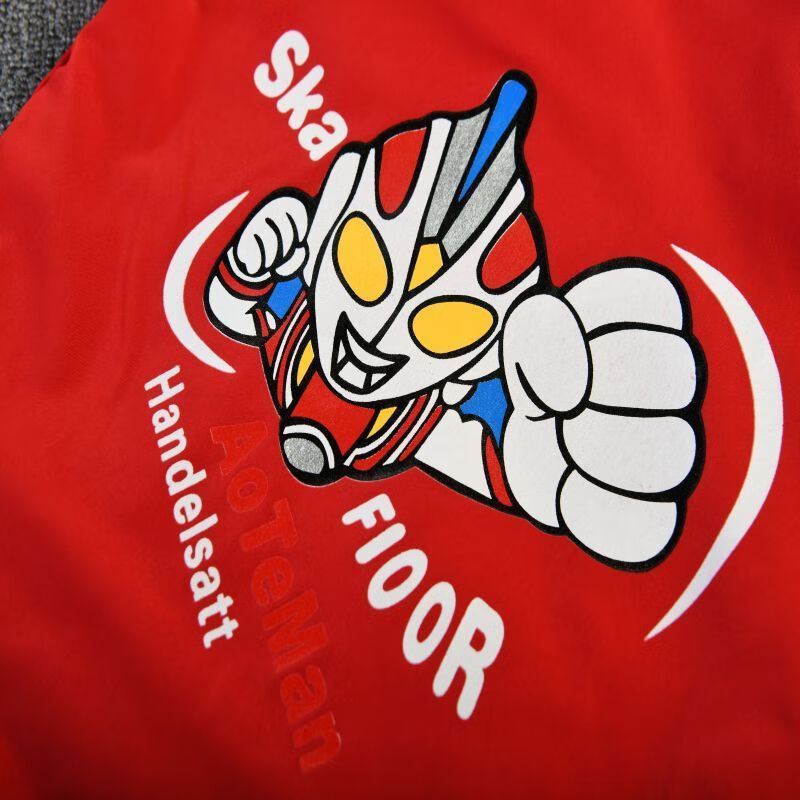 侠夹克小男孩防风衣男童外套春装新款小熊韩版开衫新款奥特曼红色110