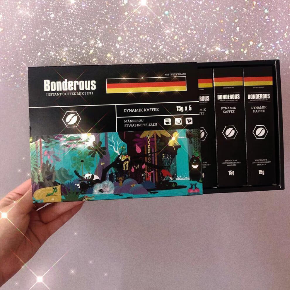 德国木府咖啡德国木府咖啡bonderous木府玛卡小分子肽固体饮料一盒12