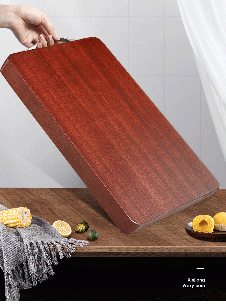 小米mi生态米家同款正宗越南老铁木切菜刀板切菜板实木砧板家用菜墩子