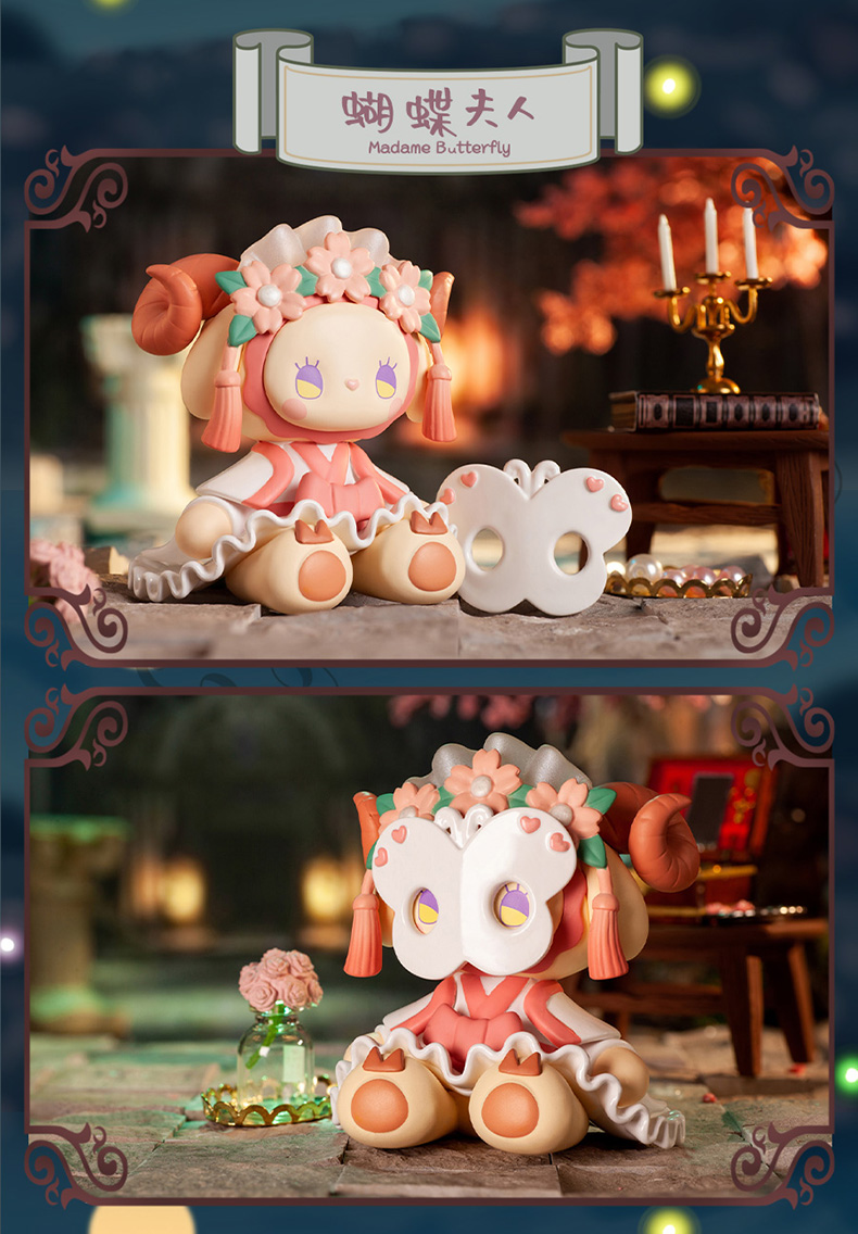 万代手办摆件emma秘境森林假面舞会系列潮玩公仔可爱第三代3摆件礼物