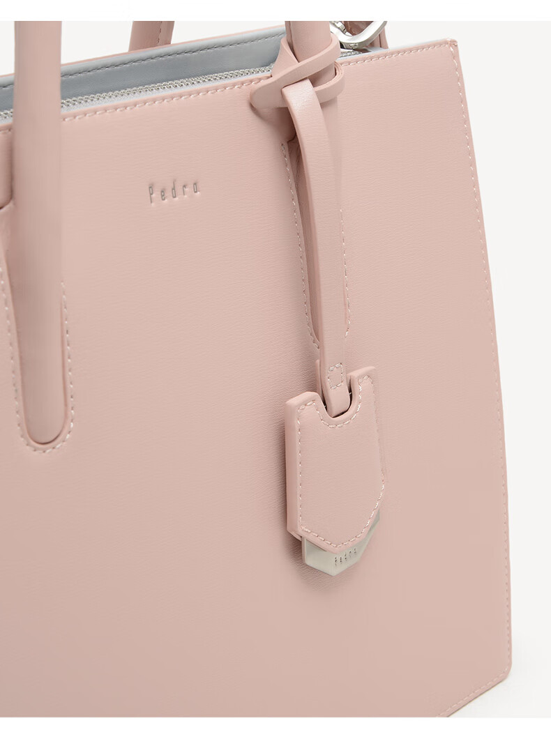 吊牌装饰纯色 大容量 托特包 风琴包 手提包 单肩包pw2-45210003 肉色