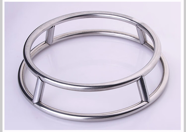 实心不锈钢放锅架炒锅架子锅圈架子隔热厨房置物架圆管圆形垫锅架