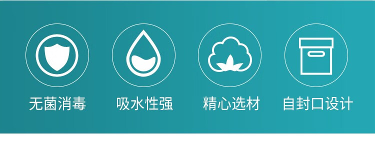 医用棉签一次性无菌医药消毒大头无菌棉花棒婴儿木棒单头棉棒家用12cm