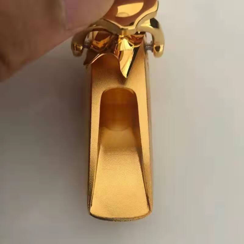 雅马哈萨克斯金属笛头 降e调中音 降b高音次中音笛头配件 电泳金中音6