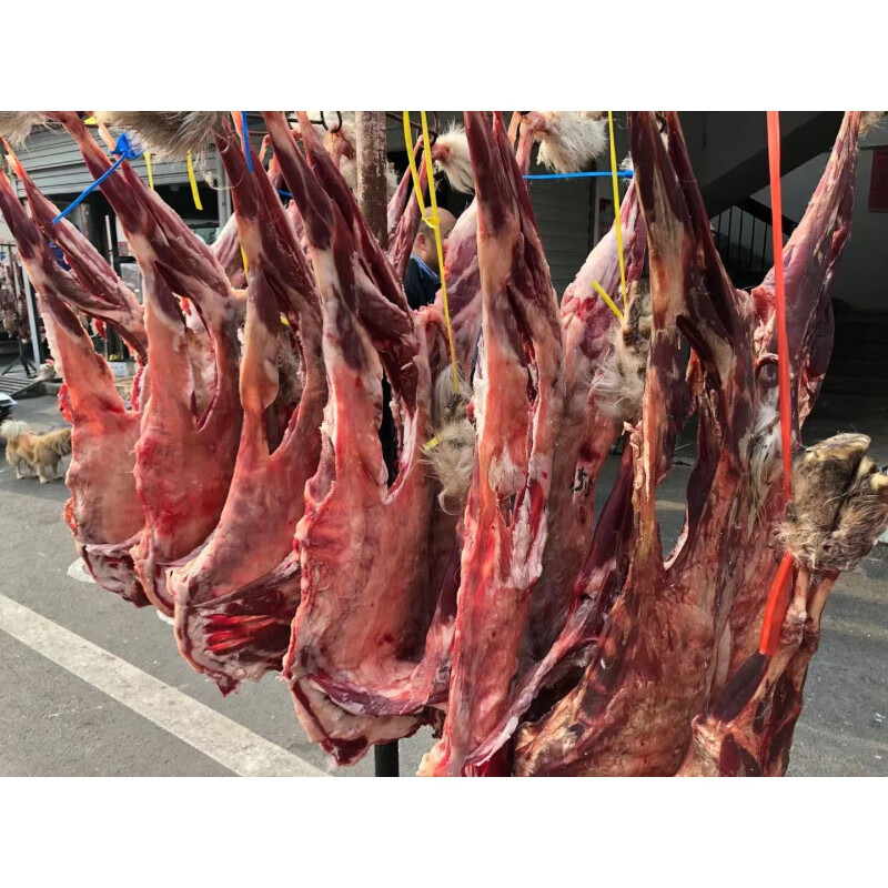 风干羊肉 干风羊肉 叶集羊肉 安徽特产干风羊 散养羊净** 风干羊后腿5