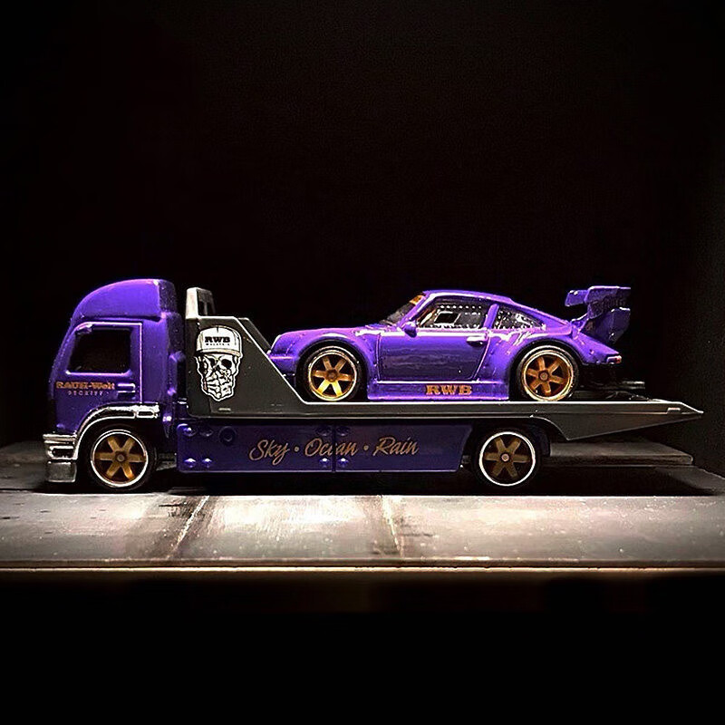 风火轮汽车文化 风火轮新品汽车文化运输车队限量版静态车模玩合金