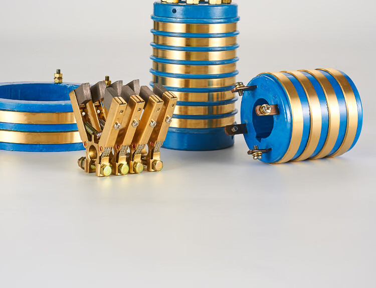 包装机配件滑环两路四路集电环总成导电环碳刷架回流环定制 srs142848