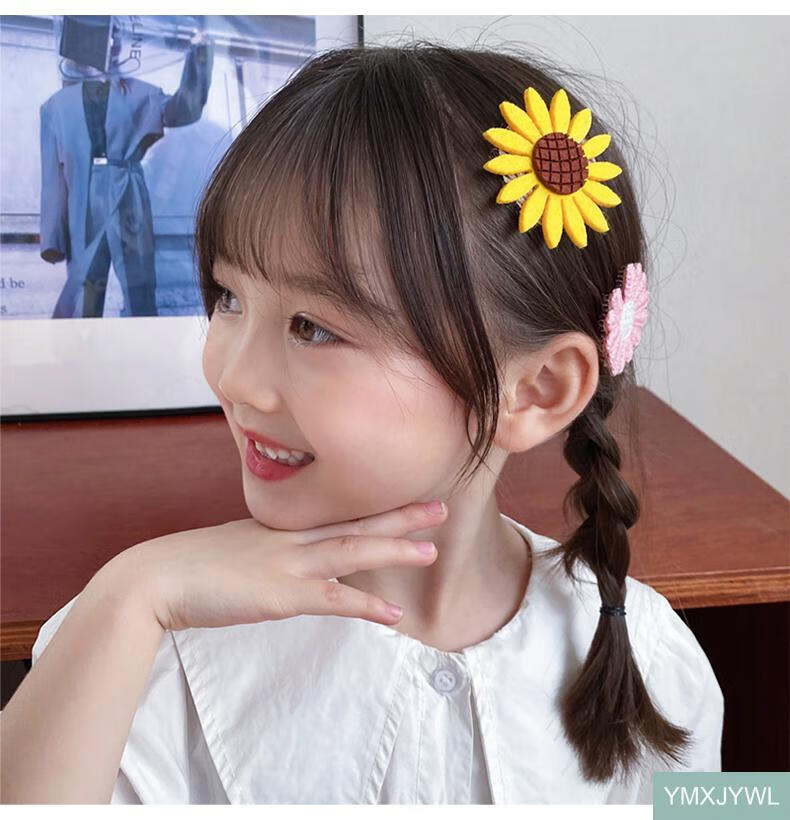 ymxjywl儿童发帖魔法碎发贴女童宝宝刘海魔术贴可爱发饰女孩头发神器