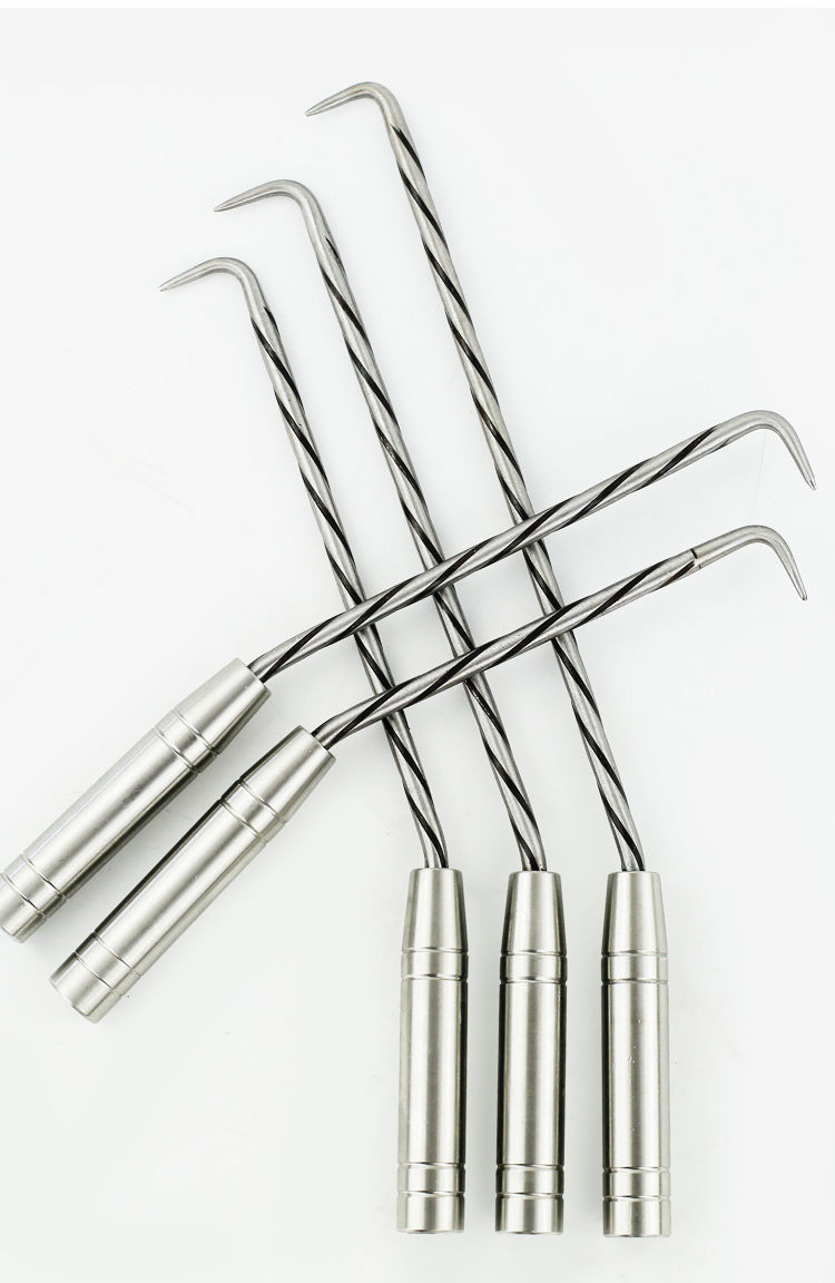 鑫洪华钢筋钩扎钩钢筋绑钩桩心钢耐敲打扎丝钩不锈钢扎钩钢筋钩子匠盾