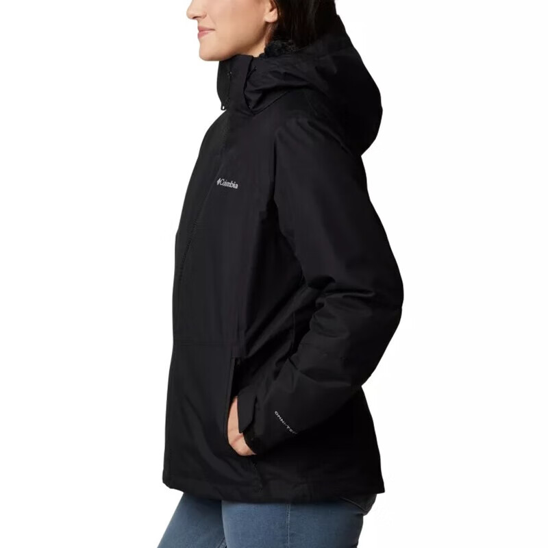 哥伦比亚(columbia) gulfport64 女生防水透气三合一冲锋衣 白色 s