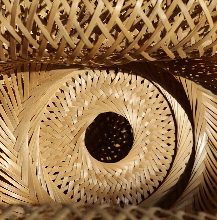 60殴普品质竹艺吊灯餐厅民宿书房茶室禅意卧室中日式火锅店创意竹编