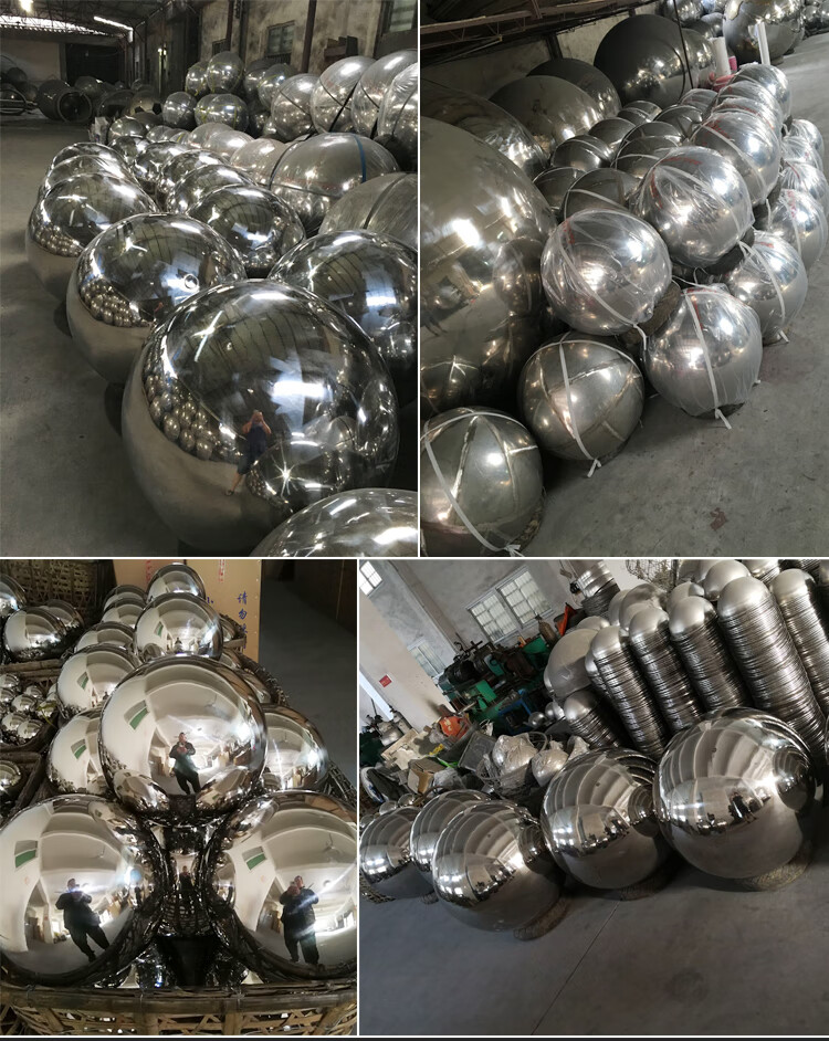 定制304不锈钢圆球空心球12mm加厚精品镜面球装饰白钢无缝球19mm12厚