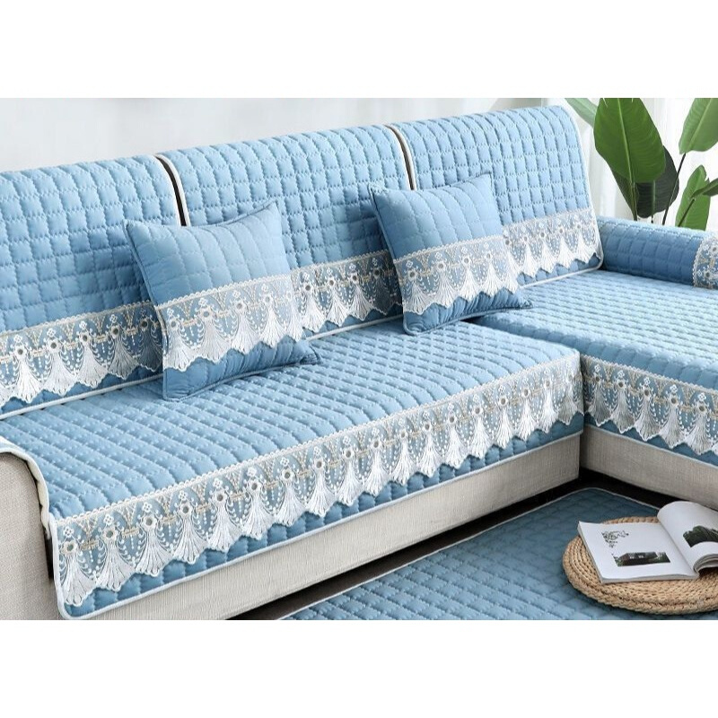 咔喵(kamiao)沙发垫四季通用布艺防滑简约现代沙发套全包客厅坐垫子全