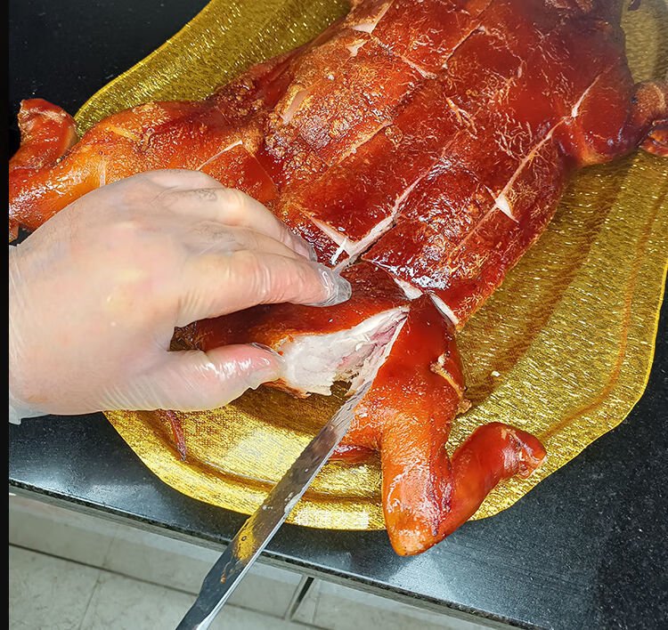 【抖音同款 圣诞节礼品】 百真汇 脆皮烤乳猪整只烤全猪烧猪特产美食