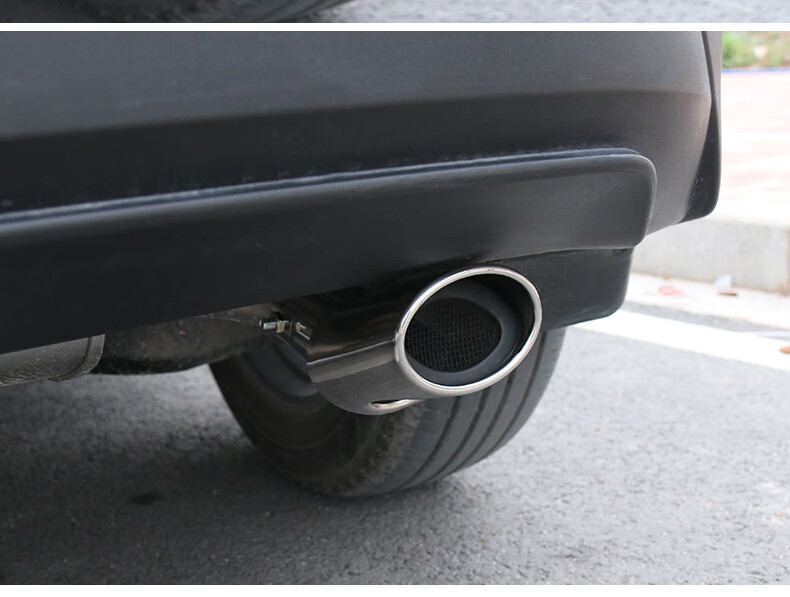 适用于丰田chr奕泽尾喉排气管改装装饰 汽车消声器不锈钢配件用品 chr