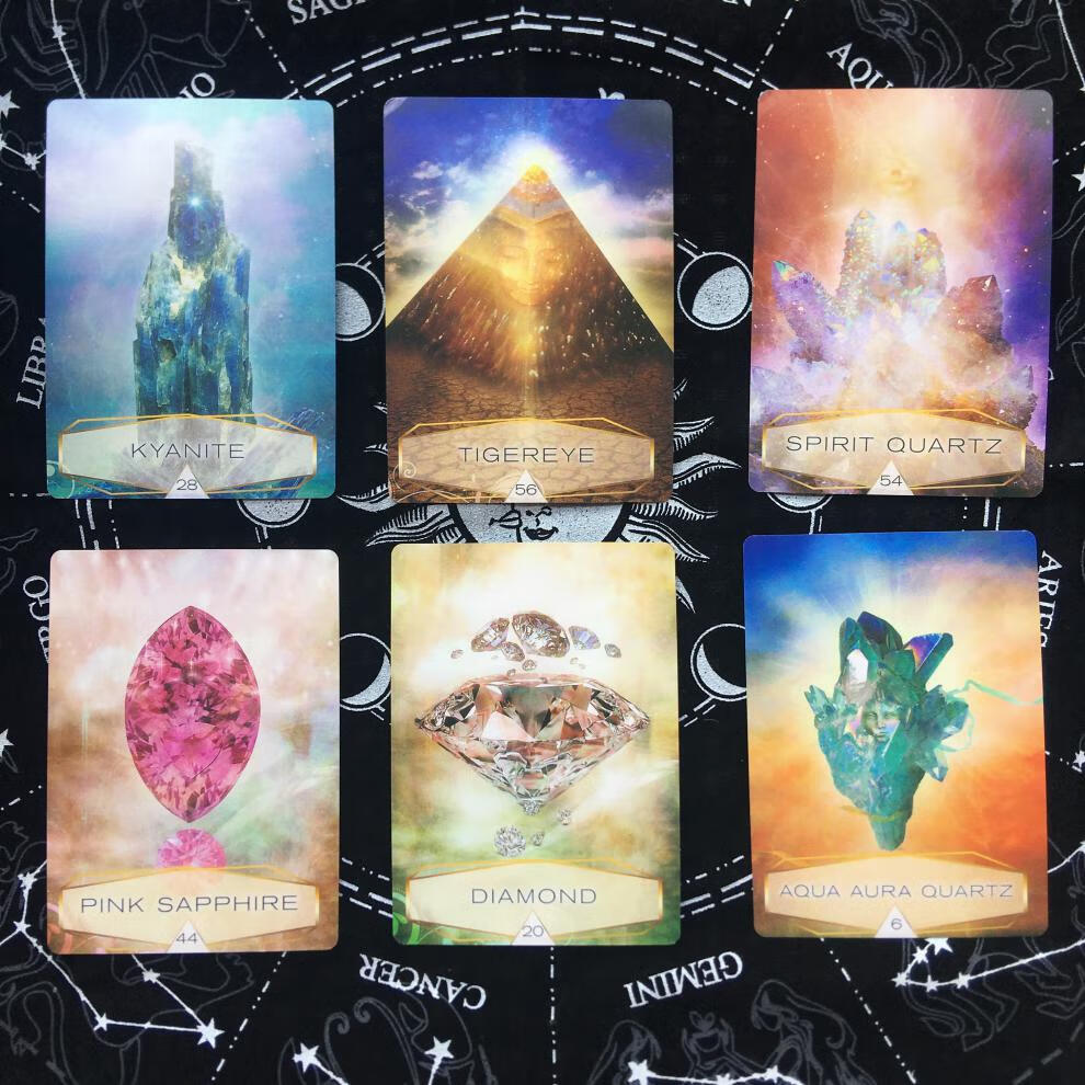 thecrystalspiritsoracle水晶之灵神谕卡英文指引卡水晶之灵神谕卡