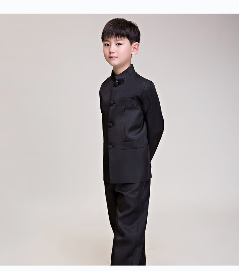 【儿童相声表演服】民国中山装男童五四青年装民国学生装运动会合唱