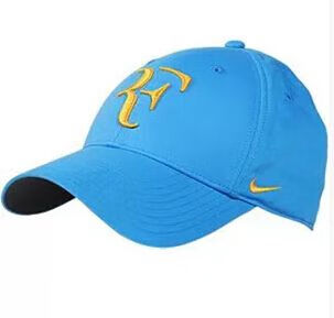 网球帽年终费德勒总决赛上海大师赛网球帽rfhybrid橘色网球帽白色均码