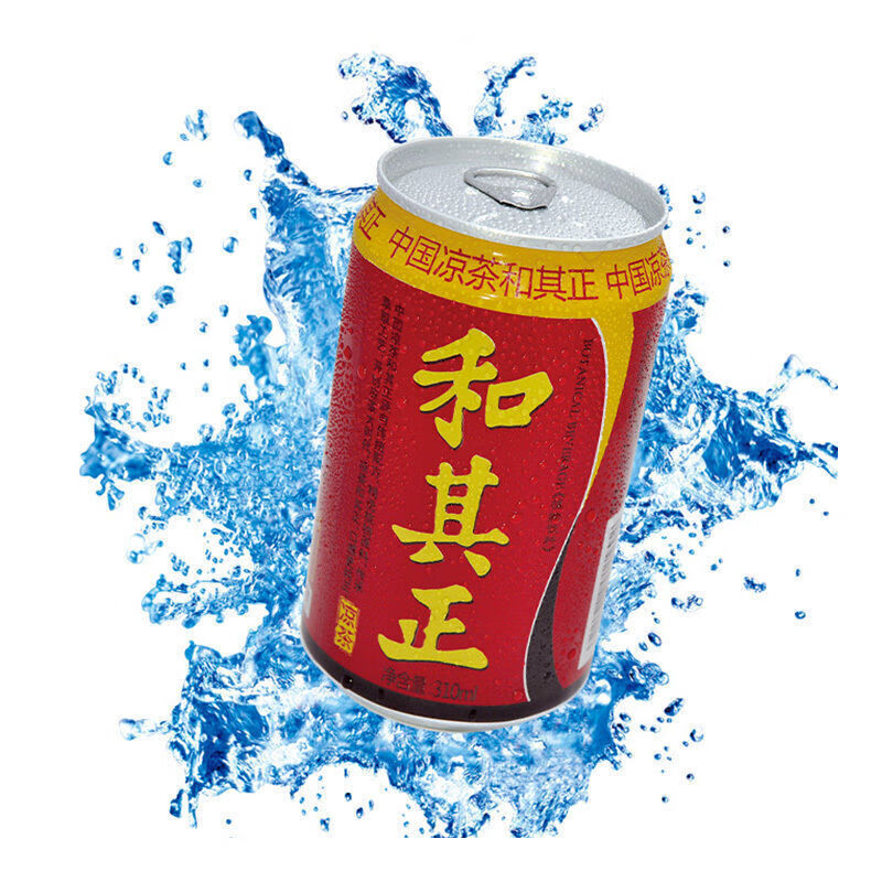 【品质保证】和其正凉茶310ml*12罐 24罐整箱听装草本植物饮料 和其正