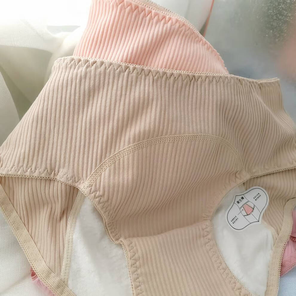 少女学生中腰夏姨妈期专用月经短裤头底裤衩例假裤安全裤卫生裤蓝色xl