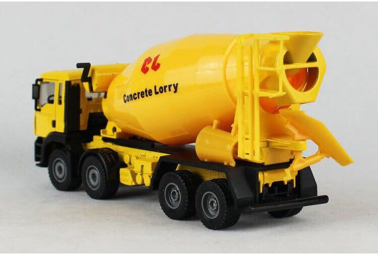 凯迪威合金工程车150水泥搅拌车模型儿童玩具车金属工程男孩玩具凯迪