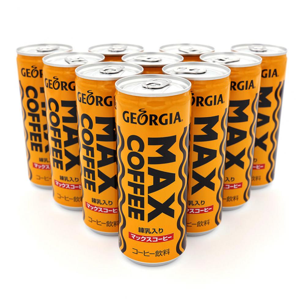 日本maxcoffeemax炼乳咖啡250ml3罐装饮料大老师的信仰3罐