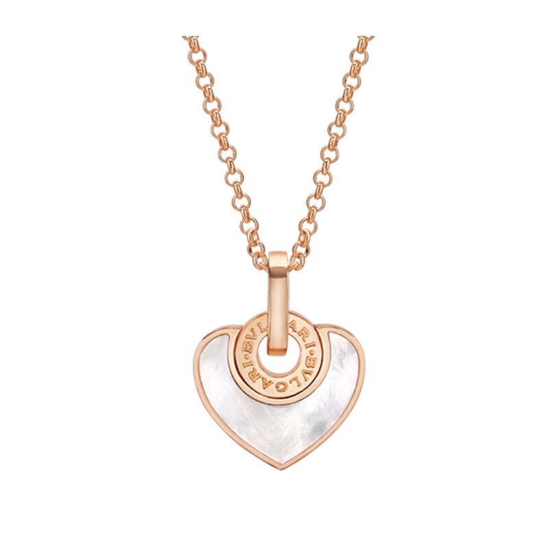 宝格丽bvlgari项链18k玫瑰金项链镶嵌珍珠白贝母项链cl857217预售