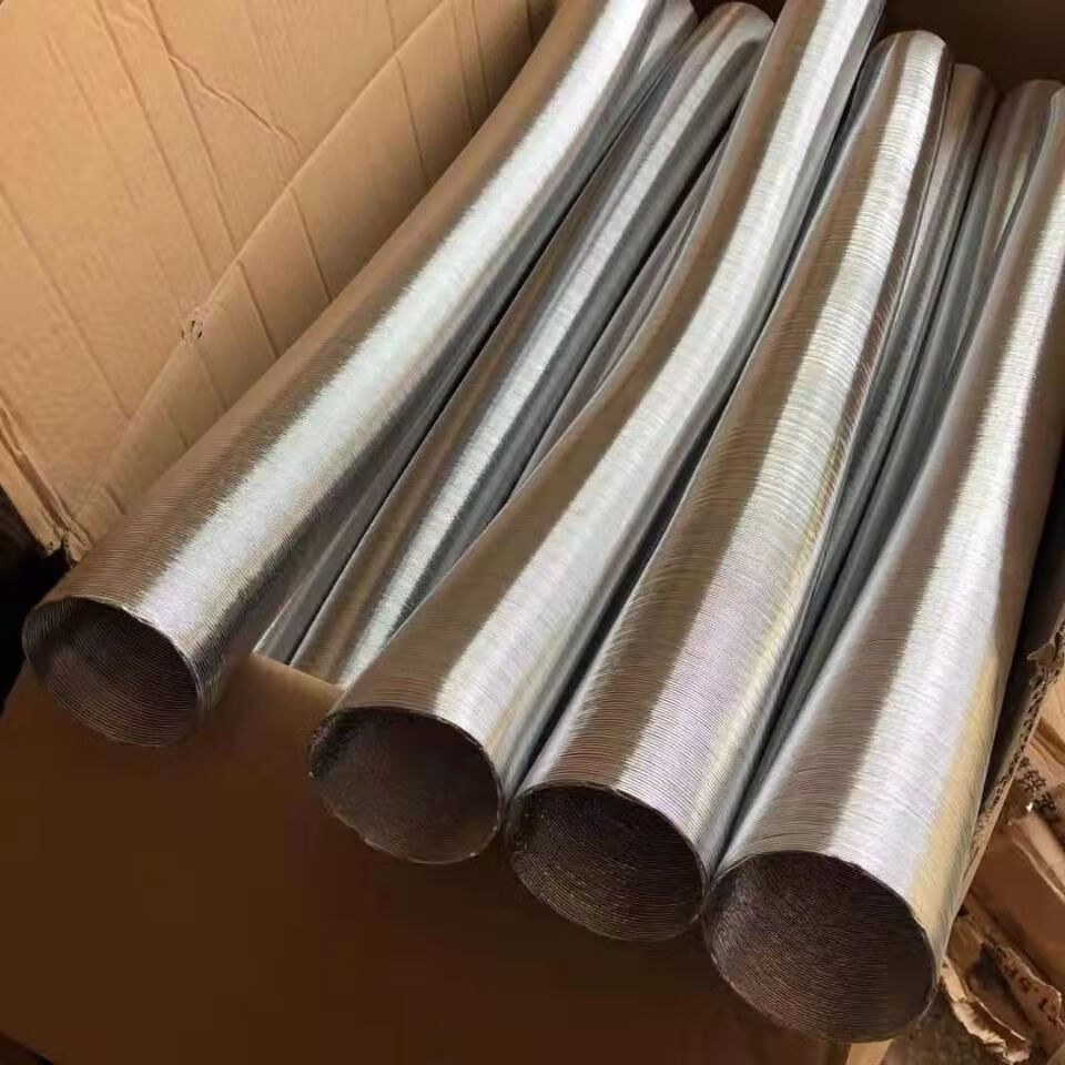 柴油暖风机废气管柴暖配件管子驻车燃油加热器一体机铝箔管出风管 加