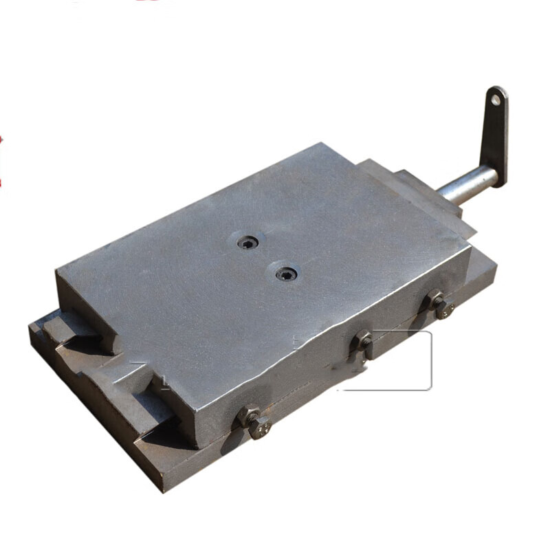 机燕尾槽滑台单向拖板操作机械工作平移台丝杆托板滑块导轨 100宽x200