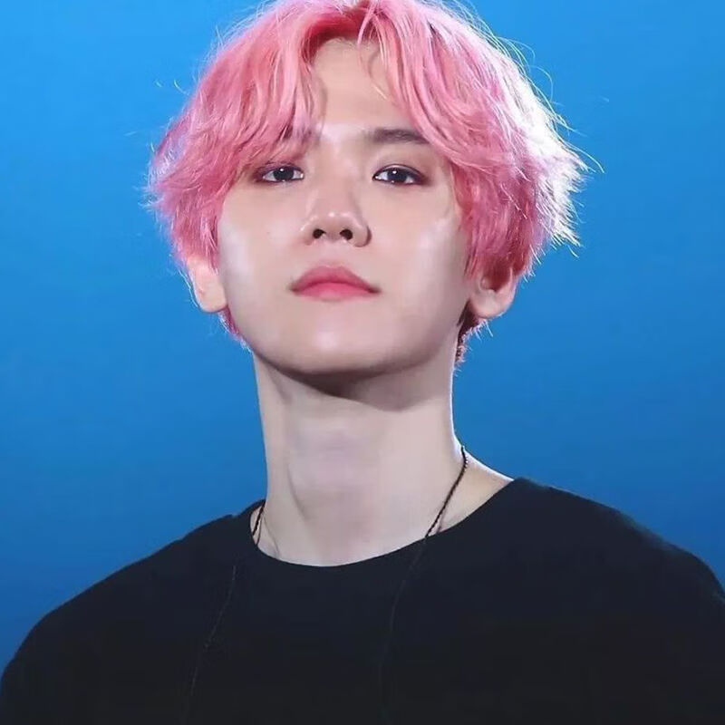 男士专用流行显白发色樱花粉蓝灰色湖泊蓝蓝灰学生自己在家染发 珀蔓