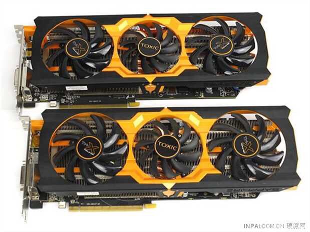 蓝宝石黑钻r9270x280x290x370x380x390x显卡散热三风扇b方案