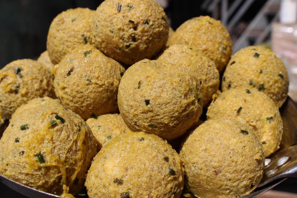 豆腐圆子丸子豆腐丸子豆制品油炸豆腐贵州名小吃油豆腐丸1斤配蘸水