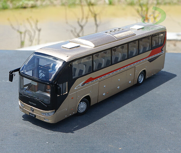 福田公交车模型1:36原厂福田客车公交巴士欧辉bj6123vc-25纯电动弭黎