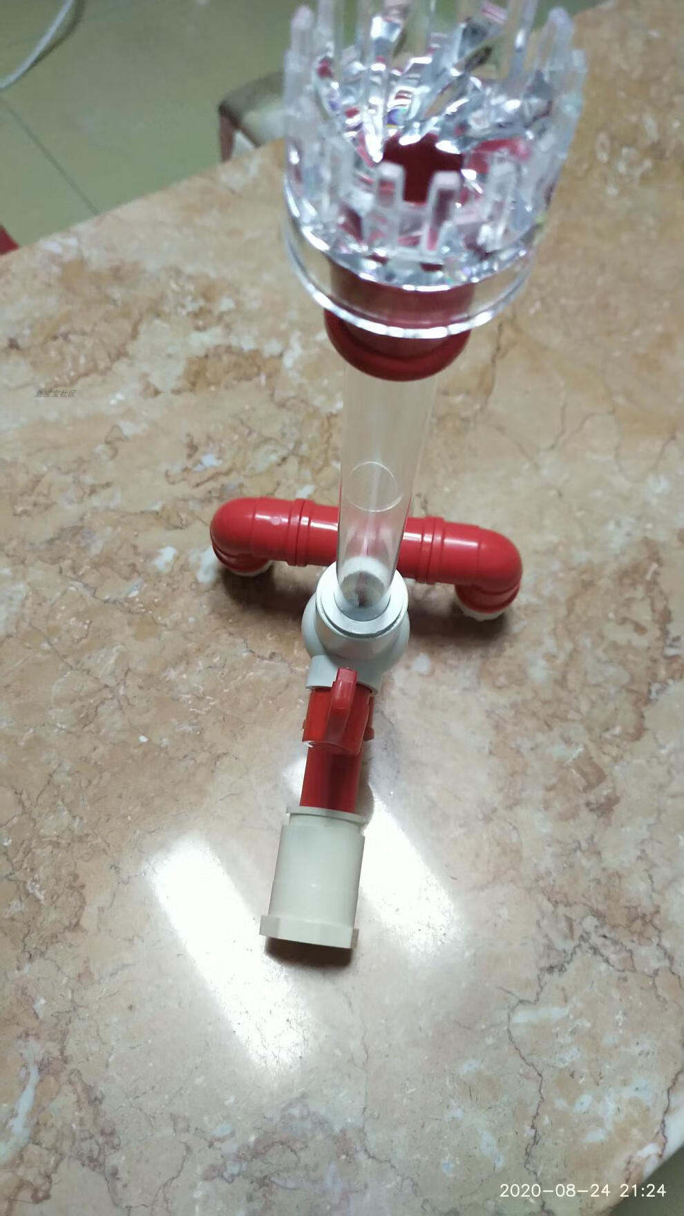 鱼池鱼缸水泵改底吸加面吸落叶过滤旋转除油膜面吸底吸定做泵内置35