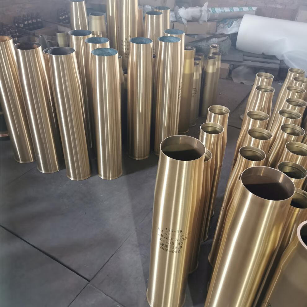 炮弹壳工艺品铜炮壳雕花刻字空弹壳制作的烟灰缸礼物礼品摆件100以上