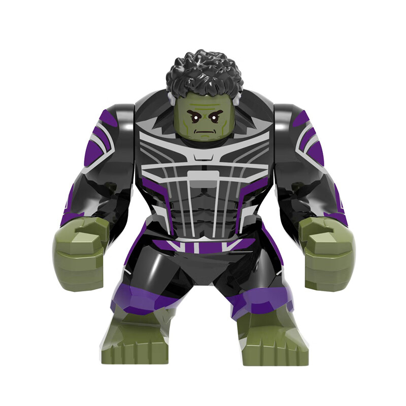 oeing兼容绿巨人复仇者联盟积木人仔浩克角斗士布鲁斯班纳拼装男孩